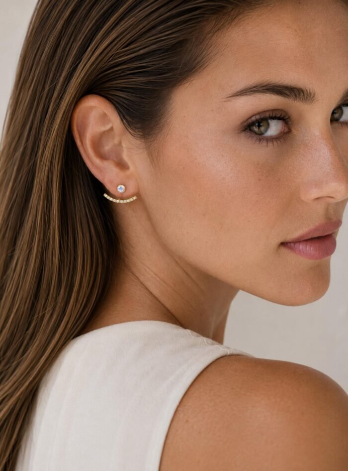 Aros-desmontables Muse-con-zirconia-en oro