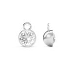 Charm Bella con Cristales Austriacos en Rodio - Imagen 4