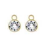 Charm Bella con Cristales Austriacos en Rodio - Imagen 2