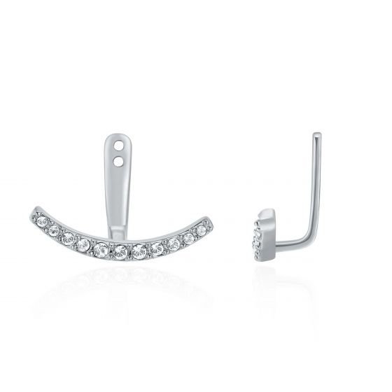 muse1 Muse Ear Jacket con Cristales de Zirconia Transparente - Imagen 1