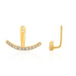 Muse Ear Jacket con Cristales de Zirconia Transparente - Imagen 3