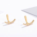 Muse Ear Jacket con Cristales de Zirconia Transparente - Imagen 4