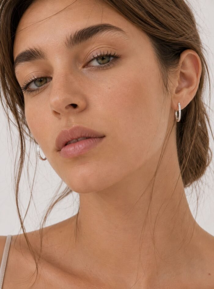 AArgollas Eternity Oro 18 mm con Cristales de Austria – Aros Mujer - Imagen 5
