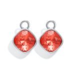 Charms Cushion con Cristal Austriaco en Rodio u Oro Rosado - Imagen 12