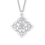 Colgante Chakra Sacro con Cristales de Austria