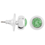 Aros pegados Round Solitaire Small con cristal de Austria - Imagen 7