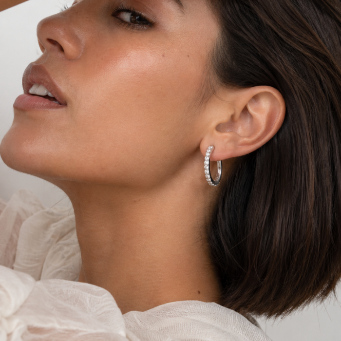 Argolla Eternity de 18 mm con Cristales Swarovski de Austria - Imagen 16