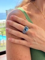 Anillo Deborah de Silicona con Cristal Austriaco - Imagen 13