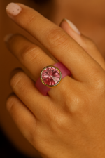 Anillo Deborah de Silicona con Cristal Austriaco - Imagen 8