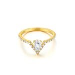 Anillo Vika en Oro con Cristales Austriacos