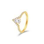 Anillo Vika en Oro con Cristales Austriacos - Imagen 2