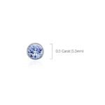 Signature Stud Earrings 5 mm con Cristal Swarovski - Imagen 5