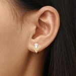 Aros Pequeños Vika de 10 mm con Baño en Oro - Imagen 5