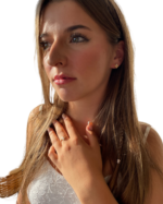 Aros Pequeños Vika de 10 mm con Baño en Oro - Imagen 11