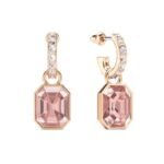 aros-colgantes-octagon-cristal-rosa-vintage