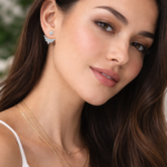 Aros Ear Jacket Elegance con Cristal de Austria y Baño en Rodio - Imagen 7