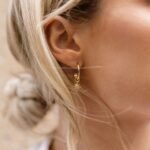 Charms Estrella de Brújula con Cristales Transparentes Chapados en Oro - Imagen 3