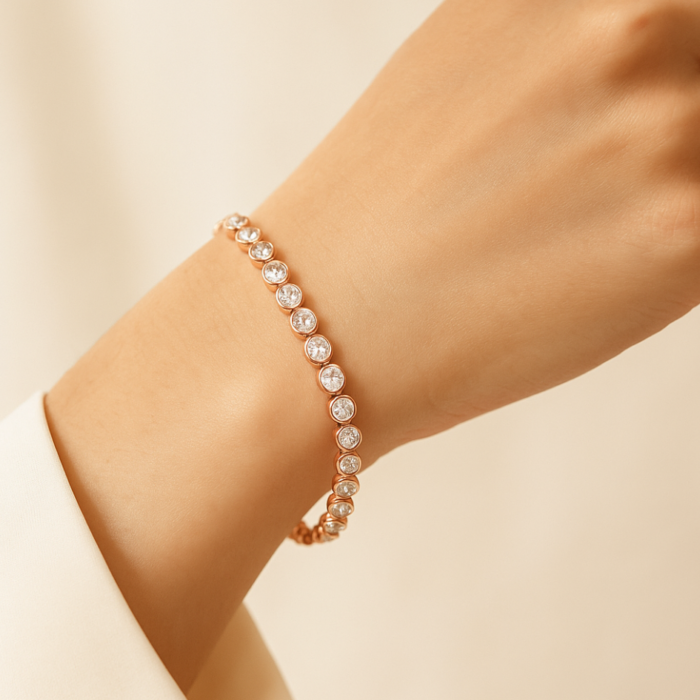 detalle-pulsera-tennis-oro-rosa
