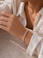 pulsera-elegante-mujer con-cristal-austria-en oro-rosa