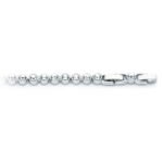 Pulsera Tennis con Cristales Transparentes en Rodio - Imagen 5