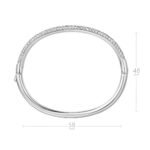 Pulsera Roca con Cristales de Austria en Rodio - Imagen 5