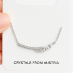 Collar Laeta César con Cristales de Austria en Rodio - Imagen 5