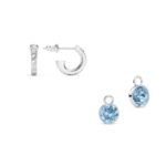 Charm Bella con Cristales Austriacos en Rodio - Imagen 12