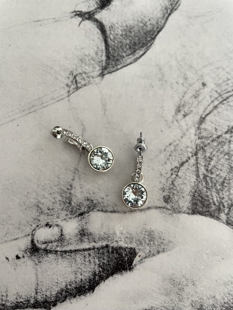 Set Argolla y charms con cristal de Austria en Azul Traslúcido - Imagen 9