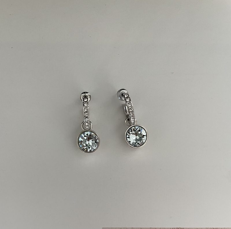 Set Argolla y charms con cristal de Austria en Azul Traslúcido - Imagen 6