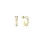 Set Argollas Eternity Duo en Oro 11 y 14 mm con Cristales de Austria - Imagen 4