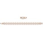 Pulsera Angelical Cristales de Austria Ajustable en Oro Rosa - Imagen 5