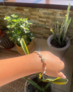 Pulsera Festival Rose con cristales Swarovski bañada en oro - Imagen 8