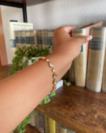 Pulsera Festival Rose con cristales Swarovski bañada en oro - Imagen 7