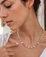 Collar Festival Rose con Cristales Austriacos en Oro Rosa - Imagen 7