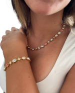 Collar Festival Rose con Cristales Austriacos en Oro Rosa - Imagen 5