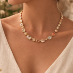 Collar Festival Rose con Cristales Austriacos en Oro Rosa - Imagen 5