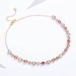 Collar Festival Rose con Cristales Austriacos en Oro Rosa - Imagen 13