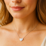 Collar Corazón Alana con Cristales Transparentes en Rodio - Imagen 3