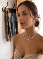Collar Angelical Cuadrado con Cristales de Austria en Rodio - Imagen 5