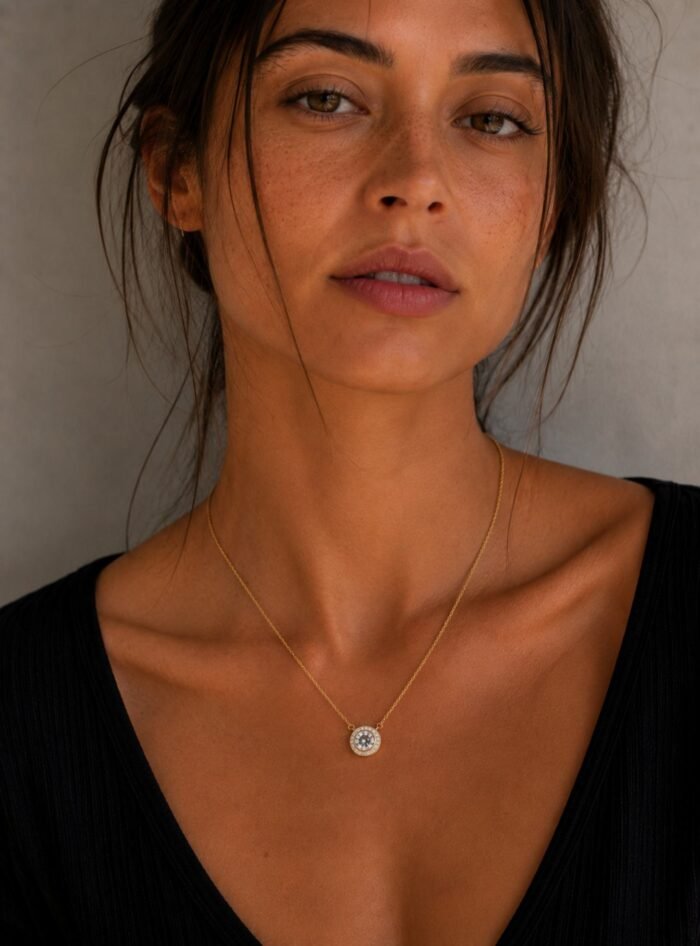 Collar-con-brillo- sofisticado-que-ilumina- el-escote
