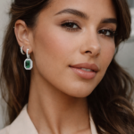 Conjunto Aros Eternity Mix y Charms Octágono Halo con Cristales de Austria en Rodio - Imagen 9