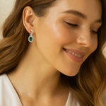 Conjunto Aros Eternity Mix y Charms Octágono Halo con Cristales de Austria en Rodio - Imagen 5