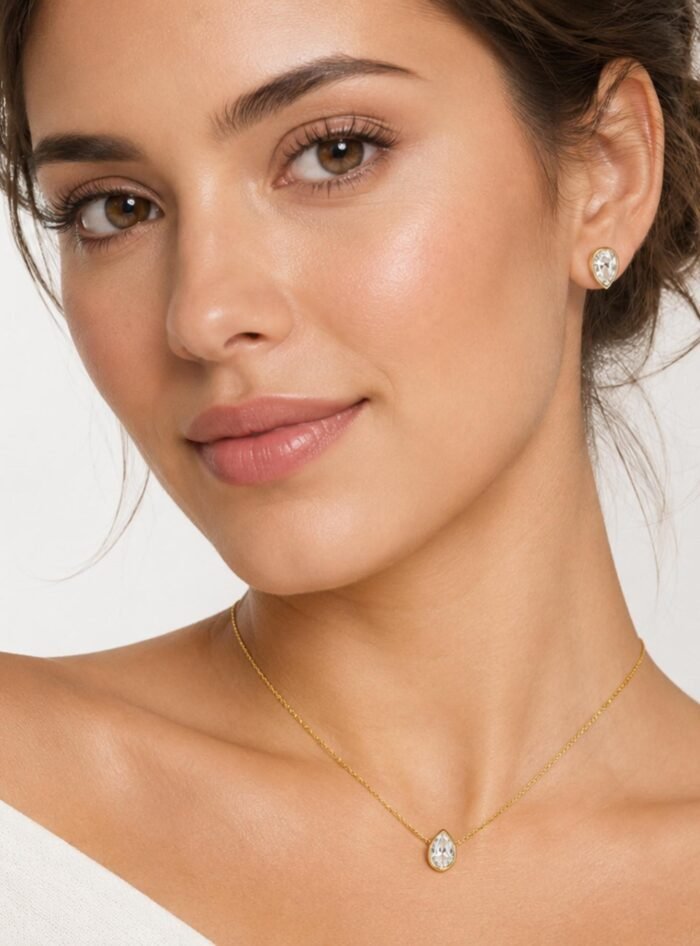 set-gota-oro-cristales-austria-collar-aros-mujer