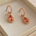Aros Eternity Mix Melocotón con Cristales de Austria en Oro Rosa - Imagen 12