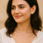 Set Lágrima Brillante con Cristales Austriacos en Rodio - Imagen 8