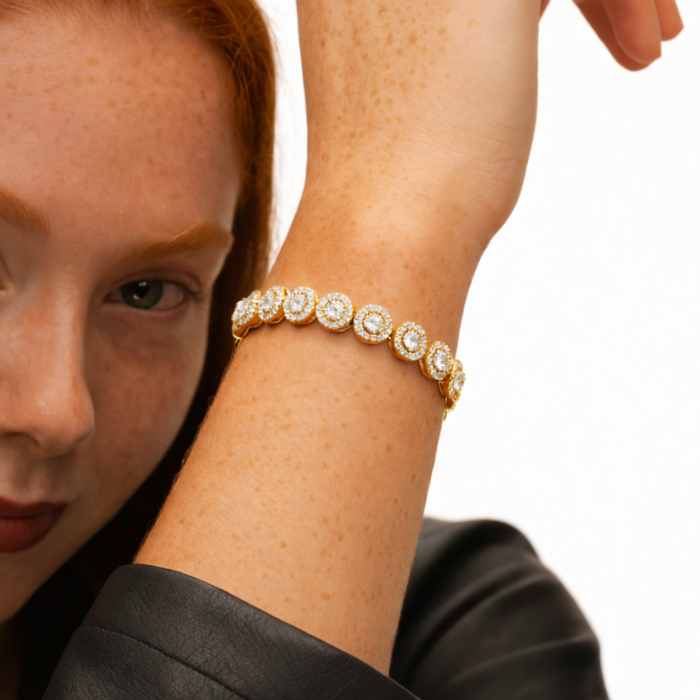 detalle-pulsera-angelic-tennis-cristales-transparentes-pave-oro