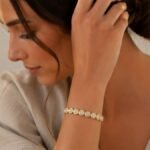 Pulsera Angelic Tennis con Cristales Transparentes en Baño de Oro - Imagen 3